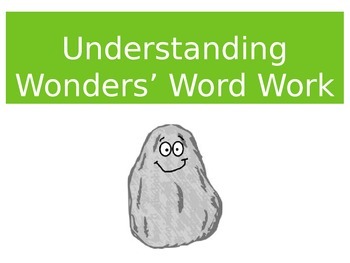 Preview of How do I teacher Wonders' Word Work and fit it all in?