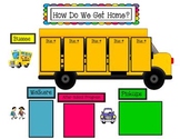 "How do My Students Go Home"  transportation form