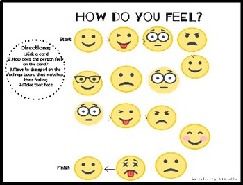 Preview of How do you Feel? Feelings game