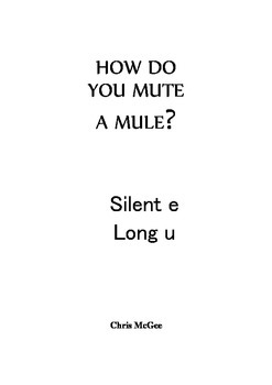 Preview of How do you Mute a Mule?