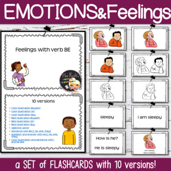 Preview of Emotions and Feelings Flashcards