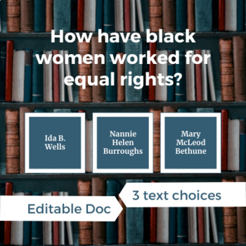 Preview of How have black women worked for equal rights?