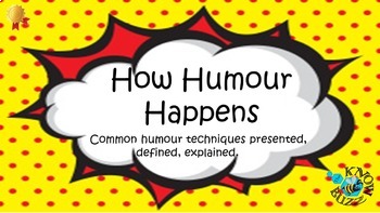 Preview of How humour happens - humor techniques presented and analysed