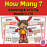 How many? Numbers 1-20 | Counting Activity | Math Worksheet