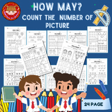 How many? Numbers to 20 {number 1-20} count and write worksheets.