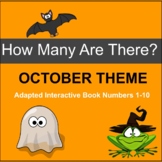 How many are there? October Theme | Interactive Adapted Bo