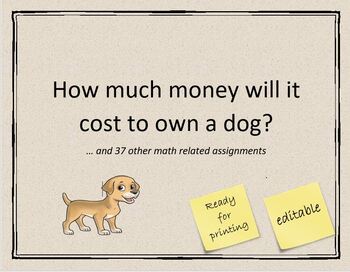 Preview of How much money will it cost to own a dog?