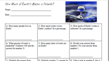 Preview of How much water is on Earth?