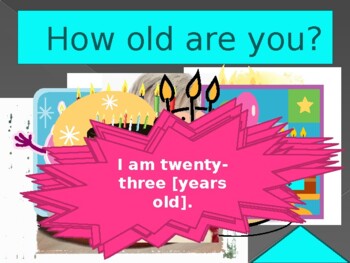 ESL - English PowerPoints: How old are you?