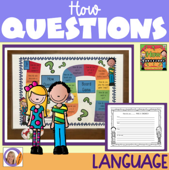 how questions cards game board and worksheets by katrina bevan