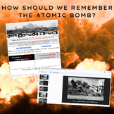 How should we remember the dropping of the atomic bomb?