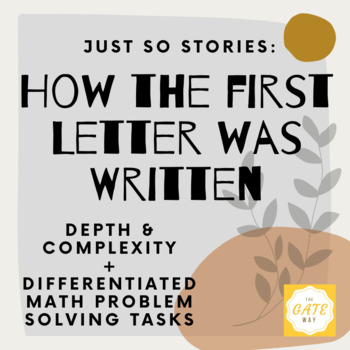 Preview of How the First Letter Was Written: Just So Stories+Math Problem Solving