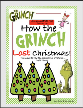 Preview of How the Grinch LOST Christmas Literacy and Math Pack
