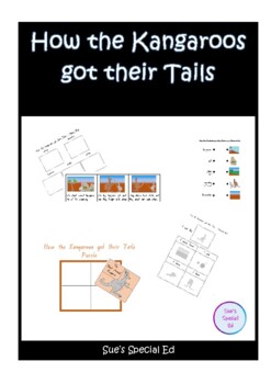 Preview of How the Kangaroos got their Tails - Literacy Pack - Special Education & K-1
