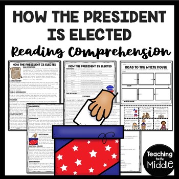 Preview of How the President is Elected Reading Comprehension Worksheet Election