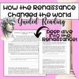 How the Renaissance Changed the World Article Analysis