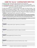 How to A.C.E. Expository Writing 7th Grade