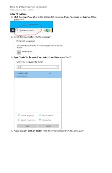 Preview of How to Activate a Spanish Keyboard On Your Computer - Windows