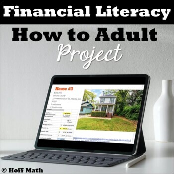 Preview of How to Adult PROJECT | Financial Math Project | EDITABLE