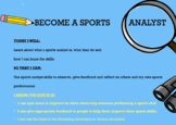 How to Analyse! (Using sports analysis techniques)