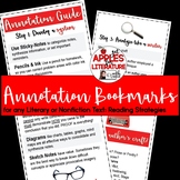 BTS Annotation Bookmarks for any Literary or Nonfiction Te
