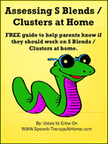 Free Guide - How to Assess S Blends and Clusters.