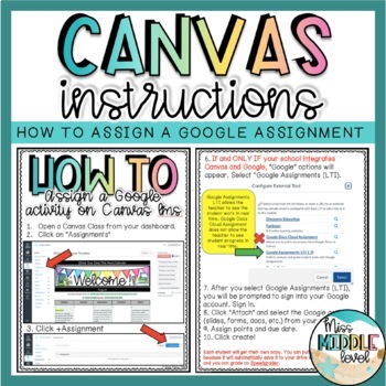 how to make a google form an assignment on canvas