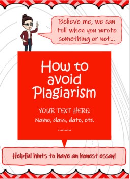 Preview of How to Avoid Plagiarism - Presentation & student-handout