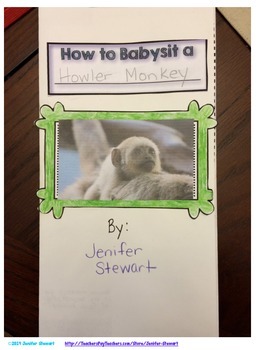 How to Babysit a Wild Animal Brochure with Nonfiction Text Features ...