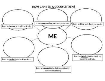 Preview of How to Be A Good Citizen Activity w/ Visual Supports (Autism / Special Needs)