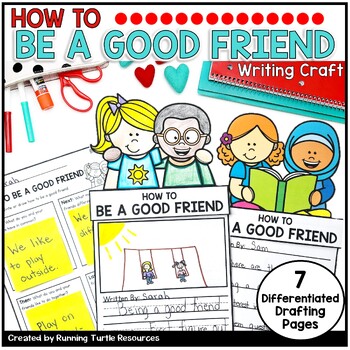 Preview of How to Be a Good Friend, February Writing Craft, Friendship Bulletin Board