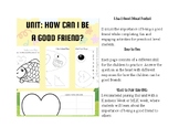 How to Be a Good Friend - Packet