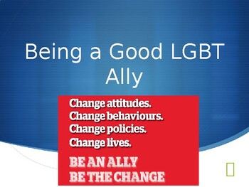 Preview of How to Be a Good LGBT Ally Workshop