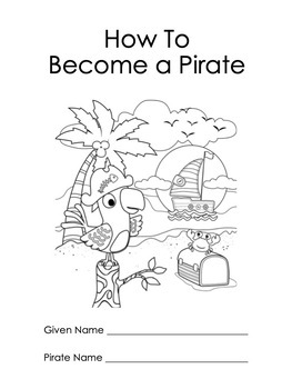 Preview of How to Become a Pirate Activity Booklet