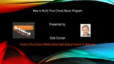 How to Build Your Choral Music Program