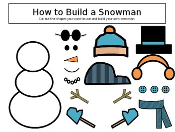 How to Build a Snowman: A writing activity by Pratt's Pages | TPT