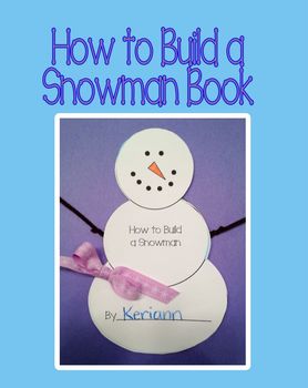 Preview of How to Build a Snowman Book