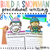 How to Build a Snowman Winter Informative Procedural Writi
