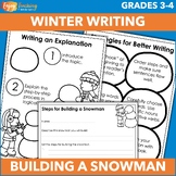 Winter Writing Prompt: How to Build a Snowman Activity - 3