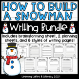 How to Build a Snowman Writing Activity How To Winter Janu