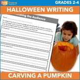 How to Carve a Pumpkin Prompt - Halloween Writing Activity