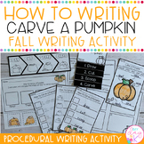 October Halloween Writing | How To Carve a Pumpkin | Fall 