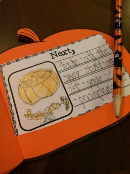 How to Carve a Pumpkin Writing by Sheila Melton | TpT