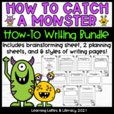 How to Catch A Monster Halloween Writing Activity No Prep 