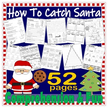 Preview of How to Catch Santa Christmas Book Study Companion Reading Comprehension Literacy
