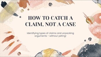 Preview of How to Catch a Claim, NOT A CASE