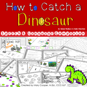 Preview of How to Catch a Dinosaur Articulation and Language Book Companion