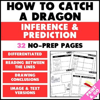 Preview of How to Catch a Dragon Activities - Making Predictions and Inferencing Activities