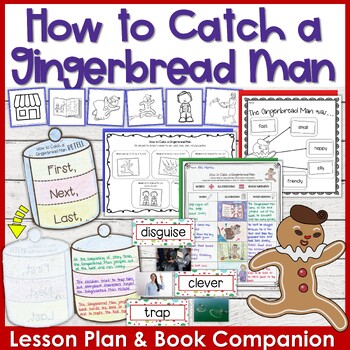 Preview of How to Catch a Gingerbread Man Lesson Plan and Book Companion