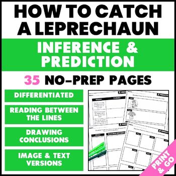 Preview of How to Catch a Leprechaun Activities - Making Predictions & Inferencing Activity